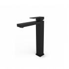 Besco Modern / Varium bateria umywalkowa wysoka czarny mat BU-MVI-CZ