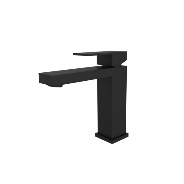 Besco Modern / Varium bateria umywalkowa czarny mat BU-MVII-CZ