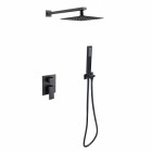 Besco Modern / Varium zestaw prysznicowy czarny mat BP-MVI-CZ