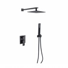 Besco Modern / Varium zestaw prysznicowy czarny mat BP-MVII-CZ