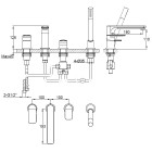 Kohlman Texen bateria wannowa QB244T