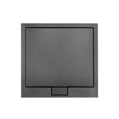 Besco Axim Ultraslim brodzik kwadratowy 80x80 cm Stone Effect BAX-80-KW-C