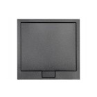 Besco Axim Ultraslim brodzik kwadratowy 80x80 cm Stone Effect BAX-80-KW-C