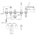 Kohlman Wexpo bateria wannowa QB244W