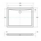 Besco Alpina Slimline brodzik prostokątny 120x90 BAA-129-P