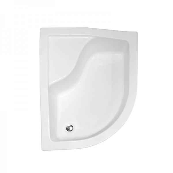 Besco Maxi brodzik asymetryczny 100x80 prawy BAM-100-NP