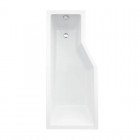 Besco Integra kabino-wanna 150x75 cm lewa z parawanem 3-skrzydłowym WAI-150-PL3
