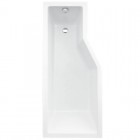 Besco Integra kabino-wanna 170x75 cm lewa z parawanem 2-skrzydłowym WAI-170-PL2