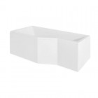 Besco Integra kabino-wanna 170x75 cm lewa z parawanem 3-skrzydłowym WAI-170-PL3