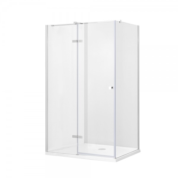 Besco Pixa kabina prostokątna drzwi uchylne 100x80 cm lewa PPL-108-195-C