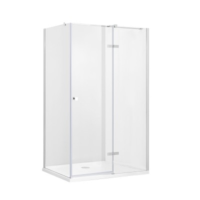 Besco Pixa kabina prostokątna drzwi uchylne 100x80 cm prawa PPP-108-195-C
