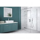 Besco Pixa kabina prostokątna drzwi uchylne 100x80 cm lewa PPL-108-195-C