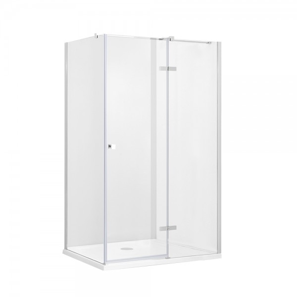 Besco Pixa kabina prostokątna drzwi uchylne 100x80 cm prawa PPP-108-195-C