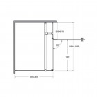 Besco Pixa kabina prostokątna drzwi uchylne 120x90 cm prawa PPP-129-195-C