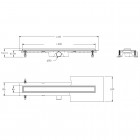 Besco Virgo Basic odpływ liniowy 90 cm OL-90-VB