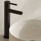 Kohlman Roxin Black bateria umywalkowa wysoka czarny QB170RB