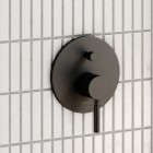 Kohlman Roxin Black bateria wannowo-prysznicowa podtynkowa czarny QW210RB