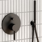 Kohlman Roxin Black kompletny zestaw prysznicowy czarny QW210RBR30