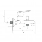 Deante Avis bateria wannowa BGV 010M