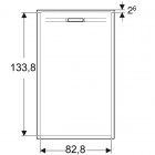 Geberit Sestra brodzik prostokątny 140x90 cm 550257001