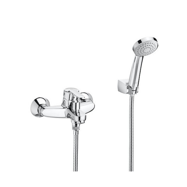 Roca Victoria-N bateria wannowa z zestawem natryskowym chrom A5A0125C02