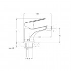 Deante Jasmin bateria bidetowa chrom BGJ 031M