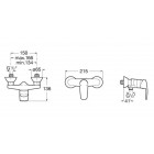 Roca Monodin-N Combo Pack zestaw 3w1 bateria umywalkowa + bateria prysznicowa + zestaw natryskowy A5D0698C0P