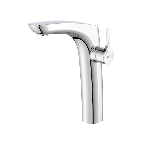 Roca Insignia bateria umywalkowa wysoka Cold Start z korkiem chrom A5A3A3AC00