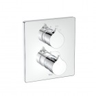 Roca Insignia bateria wannowo-prysznicowa podtynkowa termostatyczna czarny połysk A5A0C3AC00