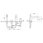 Roca Insignia bateria wannowa 4 otworowa chrom A5A093AC00