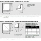 Sanswiss Annea kabina prostokątna 120x80 cm drzwi ze ścianką prawa