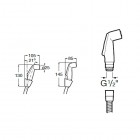 Roca Be Fresh zestaw natryskowy higieniczny A5B9130C00