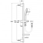 Roca Plenum GO zestaw prysznicowy chrom A5B1P11C00
