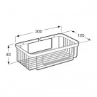 Roca Hotels 2.0 koszyk chrom A816730001