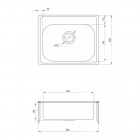 Deante Soul zlewozmywak 1-komorowy 60x50 cm satyna ZYU 0103