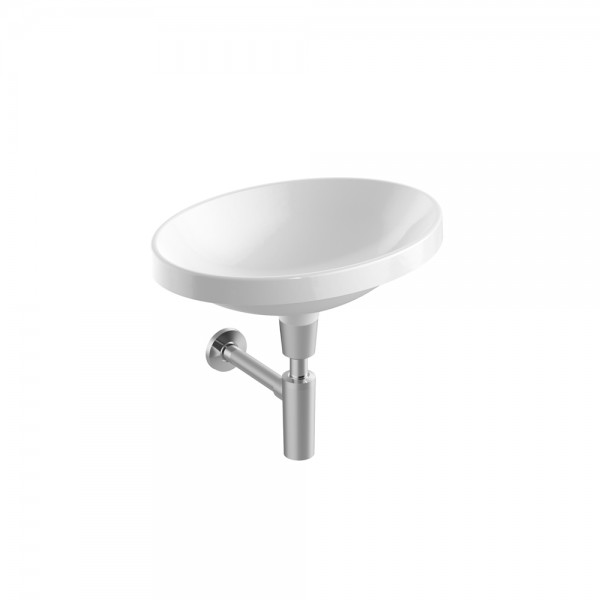 Koło Variform umywalka wpuszczana w blat 55x39 cm 500.718.01.6