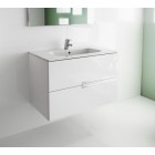 Roca Victoria Nord zestaw łazienkowy 80 cm z szufladami biały połysk A851508806