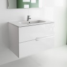 Roca Victoria Nord zestaw łazienkowy 80 cm z szufladami biały połysk A851508806