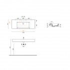 Catalano Premium umywalka 120x47 cm 112VPUP00