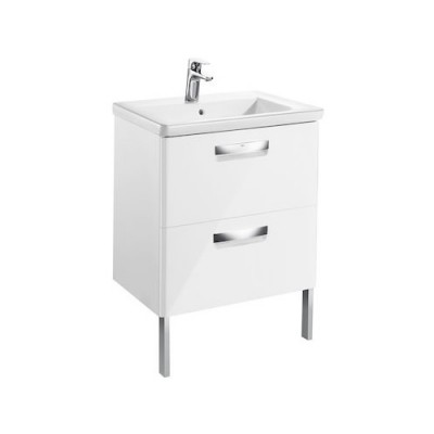 Roca Gap-N Unik szafka podumywalkowa 60 cm z 2 szufladami biały połysk A851464806
