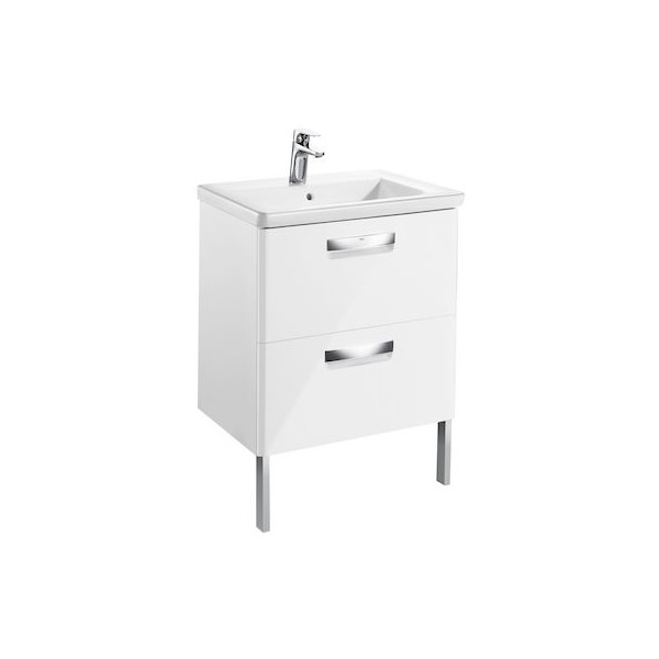 Roca Gap-N Unik szafka podumywalkowa 60 cm z 2 szufladami biały połysk A851464806