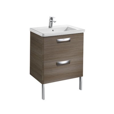 Roca Gap-N Unik szafka podumywalkowa 60 cm z 2 szufladami teak A851467456