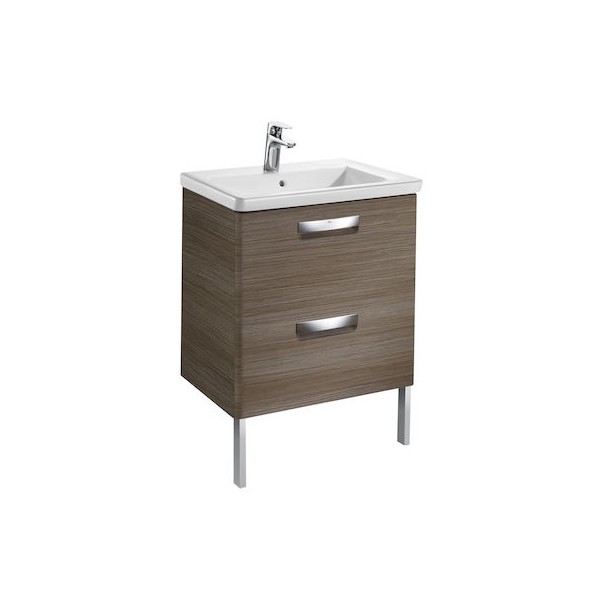 Roca Gap-N Unik szafka podumywalkowa 60 cm z 2 szufladami teak A851467456
