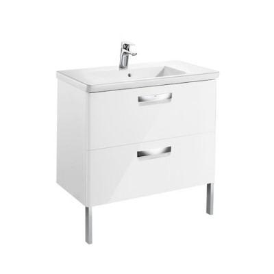 Roca Gap-N Unik szafka podumywalkowa 80 cm z 2 szufladami biały połysk A851465806