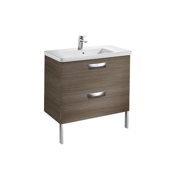 Roca Gap-N Unik zestaw łazienkowy 80 cm z 2 szufladami teak A851468456
