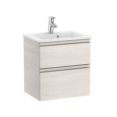 Roca Gap-N Compacto Unik zestaw łazienkowy 50 cm z 2 szufladami jesion nordic A851494434