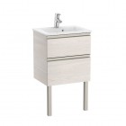 Roca Gap-N Compacto Unik zestaw łazienkowy 50 cm z 2 szufladami jesion nordic A851494434