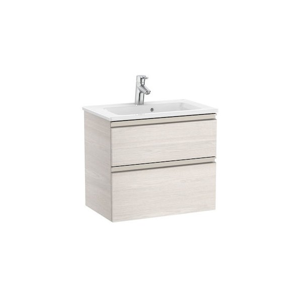 Roca Gap-N Compacto Unik zestaw łazienkowy 60 cm z 2 szufladami jesion nordic A851495434