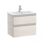 Roca Gap-N Compacto Unik zestaw łazienkowy 60 cm z 2 szufladami jesion nordic A851495434