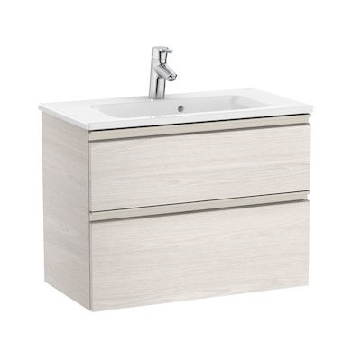 Roca Gap-N Compacto Unik zestaw łazienkowy 70 cm z 2 szufladami jesion nordic A851496434